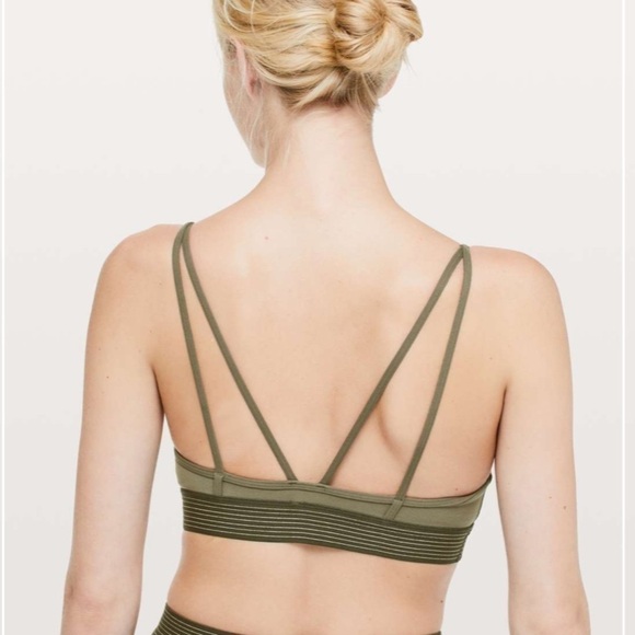 Lululemon Principal Dancer Golden Lining Bralette - Picture 2 of 10